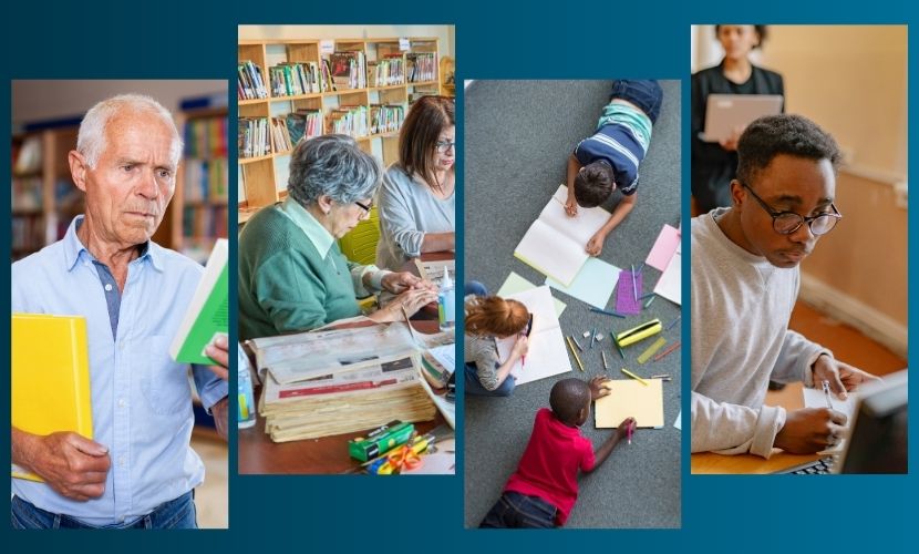 Various Library Patron Photos