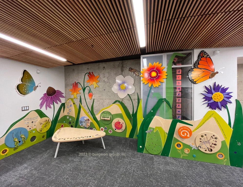 An example of interactive library displays